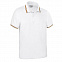 Cпортивная рубашка поло MAASTRICHT (белая) с логотипом в Ставрополе заказать по выгодной цене в кибермаркете AvroraStore