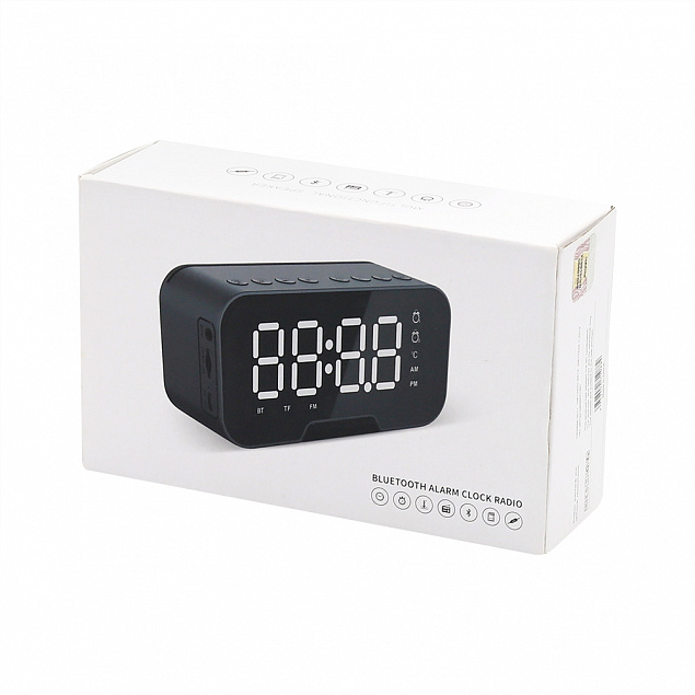 Часы-метеостанция Allora с Bluetooth колонкой и функцией Hands free с логотипом в Ставрополе заказать по выгодной цене в кибермаркете AvroraStore