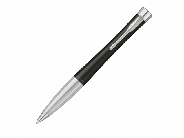 Ручка Parker шариковая "Urban Muted Black CT" с логотипом в Ставрополе заказать по выгодной цене в кибермаркете AvroraStore