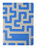 Ежедневник Labyrinth, недатированный, синий с логотипом в Ставрополе заказать по выгодной цене в кибермаркете AvroraStore