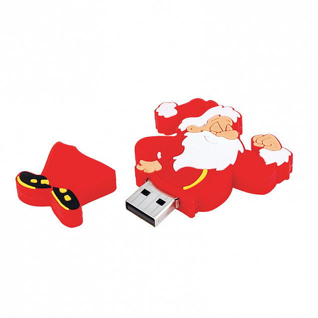 Флеш-карта "Дед Мороз" USB 8GB с логотипом в Ставрополе заказать по выгодной цене в кибермаркете AvroraStore