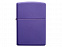 Зажигалка ZIPPO Classic с покрытием Purple Matte с логотипом в Ставрополе заказать по выгодной цене в кибермаркете AvroraStore