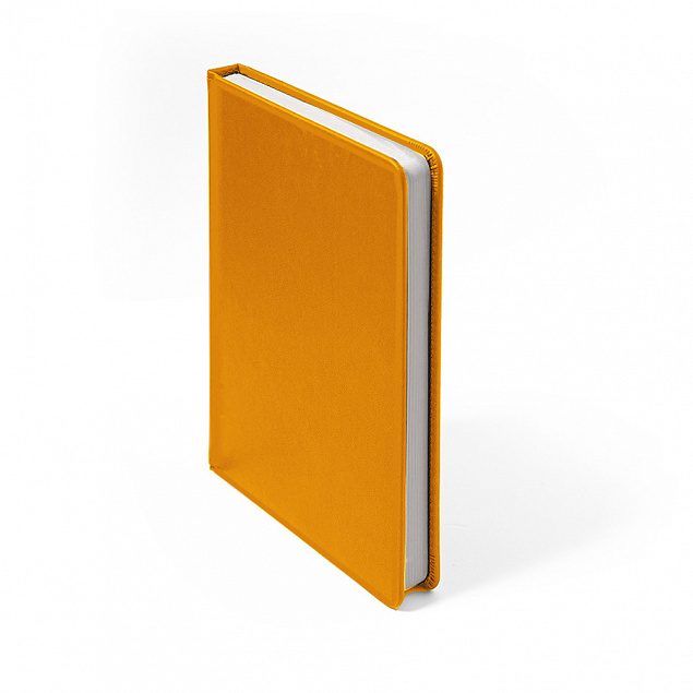 Ежедневник недатированный Duncan, А5,  оранжевый, белый блок с логотипом в Ставрополе заказать по выгодной цене в кибермаркете AvroraStore