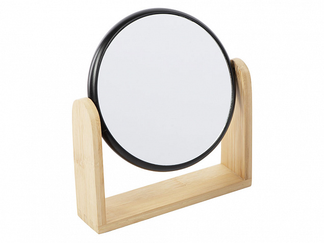 Зеркало из бамбука «Black Mirror» с логотипом в Ставрополе заказать по выгодной цене в кибермаркете AvroraStore