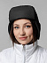 Шапка-ушанка Shelter, черная с логотипом в Ставрополе заказать по выгодной цене в кибермаркете AvroraStore