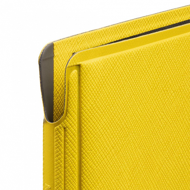 Блокнот Dual, желтый с логотипом в Ставрополе заказать по выгодной цене в кибермаркете AvroraStore