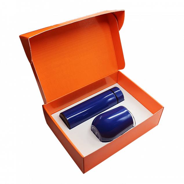 Набор Hot Box C W, синий с логотипом в Ставрополе заказать по выгодной цене в кибермаркете AvroraStore