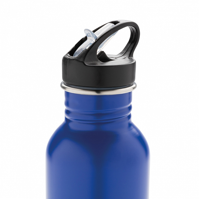Спортивная бутылка для воды Deluxe с логотипом в Ставрополе заказать по выгодной цене в кибермаркете AvroraStore