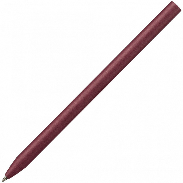 Ручка шариковая Carton Plus, бордовая с логотипом в Ставрополе заказать по выгодной цене в кибермаркете AvroraStore