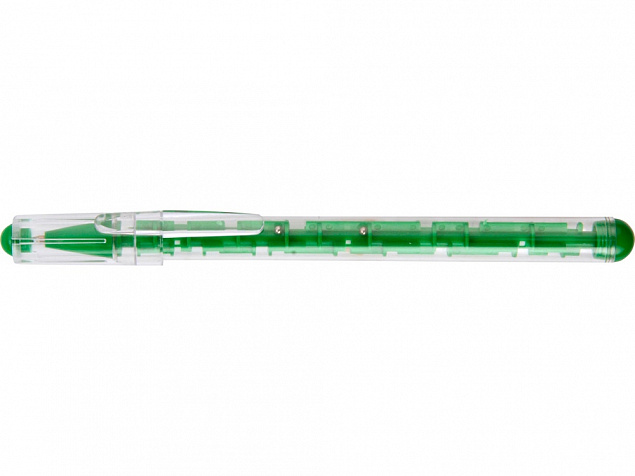 Ручка шариковая Лабиринт с головоломкой зеленая с логотипом в Ставрополе заказать по выгодной цене в кибермаркете AvroraStore
