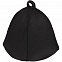 Банная шапка Heat Off, черная с логотипом в Ставрополе заказать по выгодной цене в кибермаркете AvroraStore