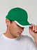 Бейсболка Honor, зеленая с белым кантом с логотипом в Ставрополе заказать по выгодной цене в кибермаркете AvroraStore