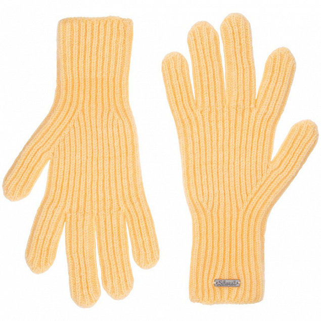 Перчатки Bernard, желтые с логотипом в Ставрополе заказать по выгодной цене в кибермаркете AvroraStore