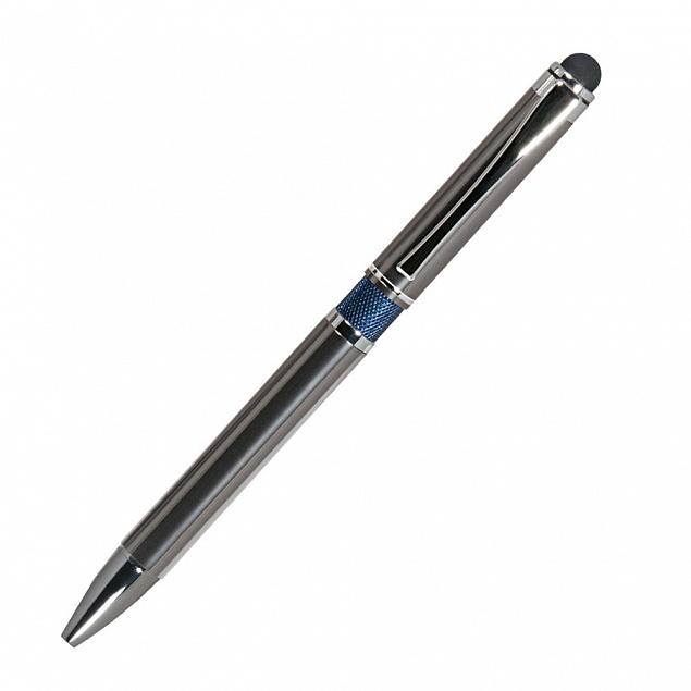 Подарочный набор Portobello/Sky синий-серый (Ежедневник недат А5, Ручка),черный ложемент с логотипом в Ставрополе заказать по выгодной цене в кибермаркете AvroraStore