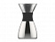 Кофеварка POUR OVER, 1000 мл, серебристый/черный с логотипом в Ставрополе заказать по выгодной цене в кибермаркете AvroraStore