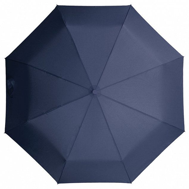 Зонт складной Light, темно-синий с логотипом в Ставрополе заказать по выгодной цене в кибермаркете AvroraStore