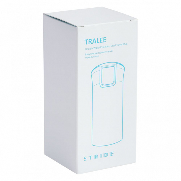Термостакан Tralee, бирюзовый с логотипом в Ставрополе заказать по выгодной цене в кибермаркете AvroraStore