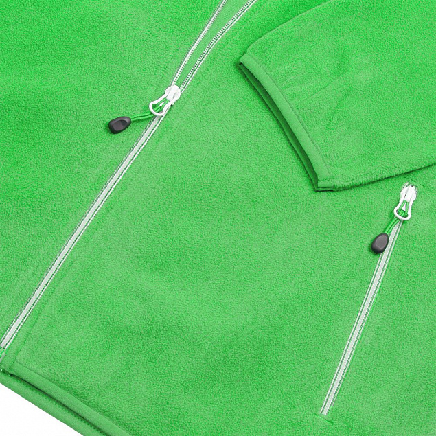 Куртка флисовая мужская TWOHAND зеленое яблоко с логотипом в Ставрополе заказать по выгодной цене в кибермаркете AvroraStore