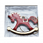 Ёлочная игрушка Лошадка (красный) с логотипом в Ставрополе заказать по выгодной цене в кибермаркете AvroraStore