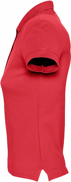 Рубашка поло женская PASSION 170, красная с логотипом в Ставрополе заказать по выгодной цене в кибермаркете AvroraStore