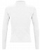 Рубашка поло женская с длинным рукавом PODIUM 210 белая с логотипом в Ставрополе заказать по выгодной цене в кибермаркете AvroraStore