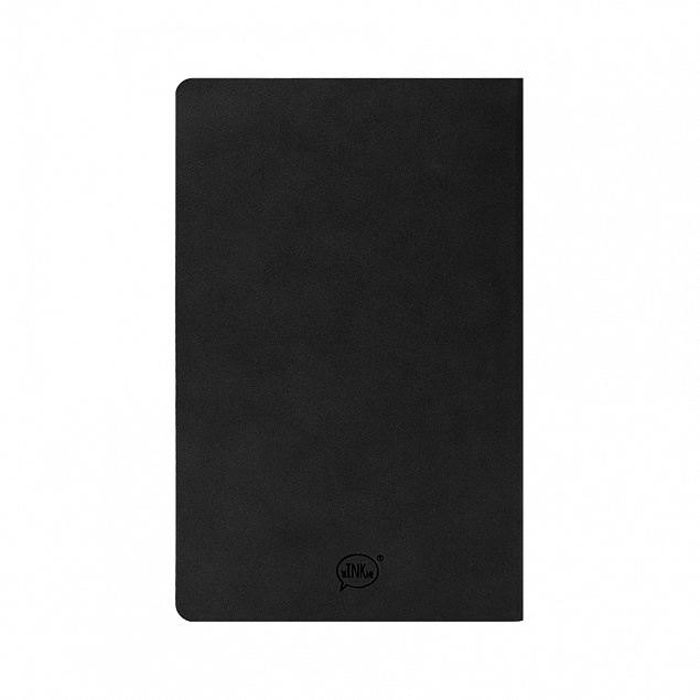Бизнес-блокнот ALFI, A5, черный, мягкая обложка, в линейку с логотипом в Ставрополе заказать по выгодной цене в кибермаркете AvroraStore