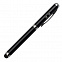 Шариковая ручка с лазерной указкой Supreme, черная с логотипом в Ставрополе заказать по выгодной цене в кибермаркете AvroraStore