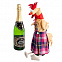 Чехол на шампанское «Глава семейства» с логотипом в Ставрополе заказать по выгодной цене в кибермаркете AvroraStore