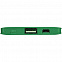Внешний аккумулятор Easy Trick, 4000 мАч, зеленый с логотипом в Ставрополе заказать по выгодной цене в кибермаркете AvroraStore