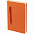 Ежедневник Magnet Shall с ручкой, оранжевый с логотипом в Ставрополе заказать по выгодной цене в кибермаркете AvroraStore