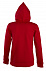 Толстовка женская на молнии с капюшоном Seven Women 290, красная с логотипом в Ставрополе заказать по выгодной цене в кибермаркете AvroraStore