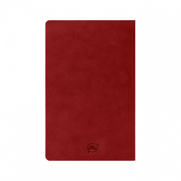 Бизнес-блокнот ALFI, A5, красный, мягкая обложка, в линейку с логотипом в Ставрополе заказать по выгодной цене в кибермаркете AvroraStore