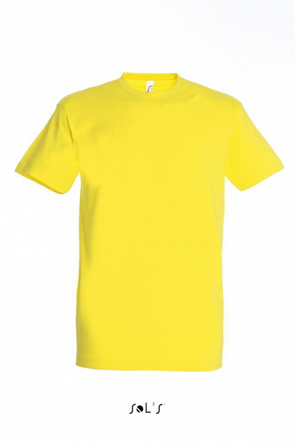 Фуфайка (футболка) IMPERIAL мужская,Лимонный L с логотипом в Ставрополе заказать по выгодной цене в кибермаркете AvroraStore
