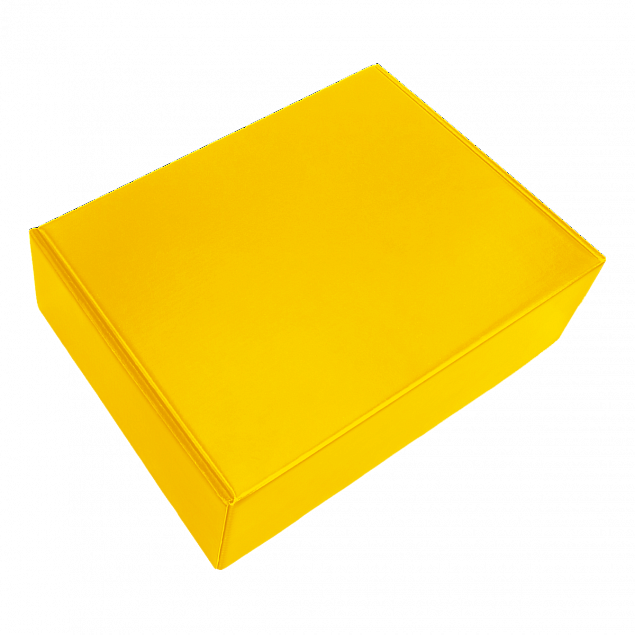 Коробка Hot Box (желтая) с логотипом в Ставрополе заказать по выгодной цене в кибермаркете AvroraStore