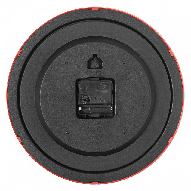 Часы настенные "ПРОМО" разборные ; красный, D28,5 см; пластик с логотипом в Ставрополе заказать по выгодной цене в кибермаркете AvroraStore