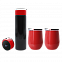 Набор Hot Box Duo C2B grey (черный с красным) с логотипом в Ставрополе заказать по выгодной цене в кибермаркете AvroraStore