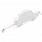 Брелок-рулетка "Автомобиль" 1 метр, белый с логотипом в Ставрополе заказать по выгодной цене в кибермаркете AvroraStore