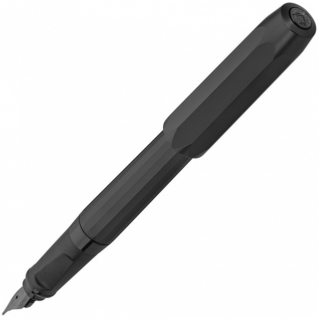 Ручка перьевая Perkeo, черная с логотипом в Ставрополе заказать по выгодной цене в кибермаркете AvroraStore