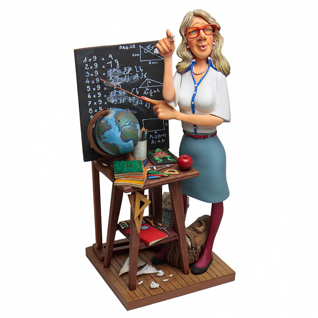 Скульптура "Учительница" с логотипом в Ставрополе заказать по выгодной цене в кибермаркете AvroraStore
