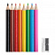 Набор Hobby с цветными карандашами и точилкой, синий с логотипом в Ставрополе заказать по выгодной цене в кибермаркете AvroraStore
