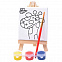 Набор для раскраски "Жираф":холст,мольберт,кисть, краски 3шт с логотипом в Ставрополе заказать по выгодной цене в кибермаркете AvroraStore