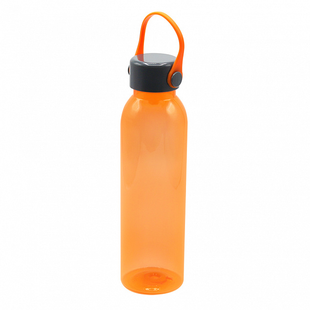 Пластиковая бутылка Chikka, оранжевый с логотипом в Ставрополе заказать по выгодной цене в кибермаркете AvroraStore