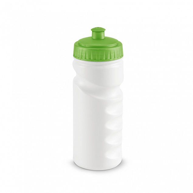 Бутылка для велосипеда Lowry, белая с зеленым с логотипом в Ставрополе заказать по выгодной цене в кибермаркете AvroraStore