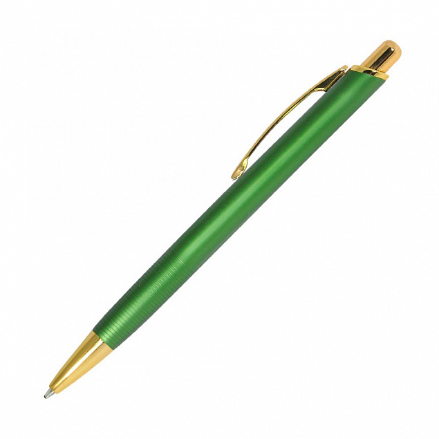 Шариковая ручка Cardin, зеленая/золото с логотипом в Ставрополе заказать по выгодной цене в кибермаркете AvroraStore