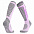 Термоноски женские высокие Monterno Sport, розовые с серым с логотипом в Ставрополе заказать по выгодной цене в кибермаркете AvroraStore