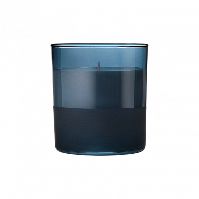 Ароматическая свеча, Sapphire, синяя с логотипом в Ставрополе заказать по выгодной цене в кибермаркете AvroraStore