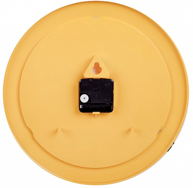 Часы настенные «Не лучшее время», желтые с логотипом в Ставрополе заказать по выгодной цене в кибермаркете AvroraStore