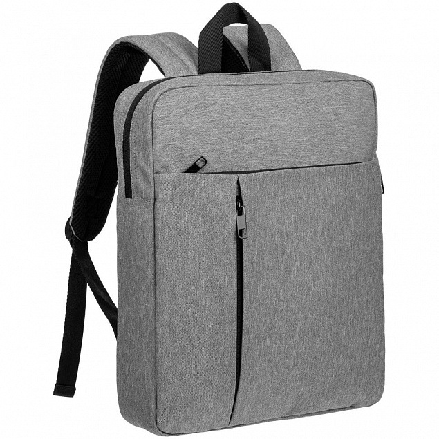 Рюкзак для ноутбука Burst Oneworld, серый с логотипом в Ставрополе заказать по выгодной цене в кибермаркете AvroraStore