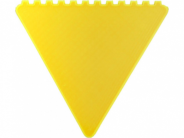 Треугольный скребок Frosty 2.0 , желтый с логотипом в Ставрополе заказать по выгодной цене в кибермаркете AvroraStore