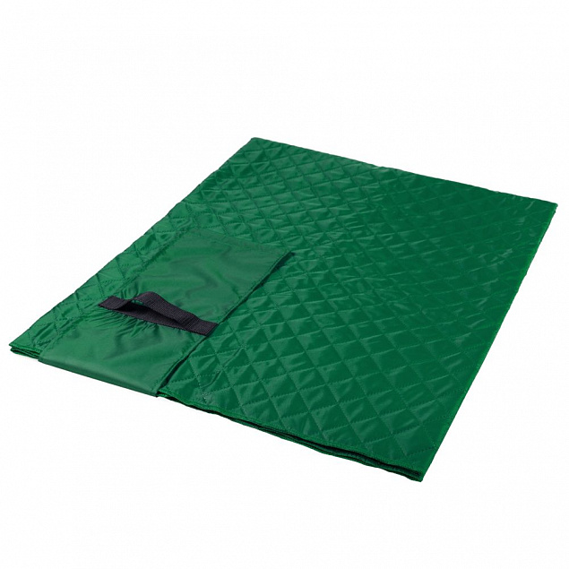 Плед для пикника Comfy, зеленый с логотипом в Ставрополе заказать по выгодной цене в кибермаркете AvroraStore